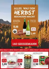 Der Grissemann Flugblatt woche 39 Seite 1: Angebote sind gültig vom 24. bis 30.9.2026 ALLES, WAS DEN HERBST BESONDERS MACHT