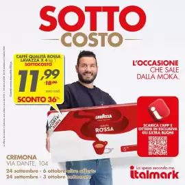 Volantino Italmark Pagina 1: Caffè Qualità Rossa Lavazza €11,99
