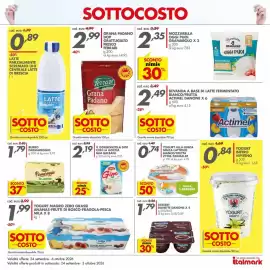 Volantino Italmark Pagina 10: Gorgonzola Dop con la goccia Gim Galbani €2,19