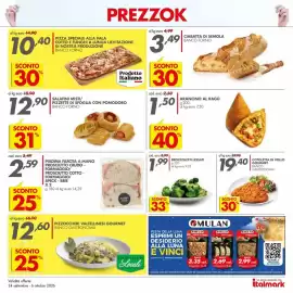 Volantino Italmark Pagina 14: Broccoletti lessati €1,99, Piadina Crudo & Formaggio €2,59