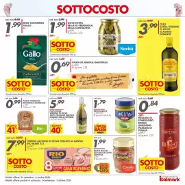 Volantino Italmark Pagina 3: Pesto Barilla Genovese €1,79, Olio extra vergine di oliva Poggio delle fattorie €5,99
