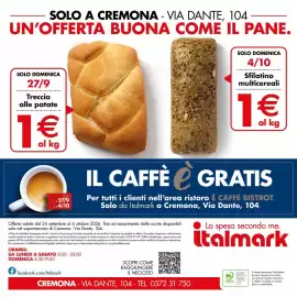 Volantino Italmark Pagina 34: Treccia alle patate €1,00, Sfilatino multicereali €1,00