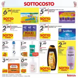 Volantino Italmark Pagina 6: Colluttorio Action Plus Consilia €1,59, Bagnodoccia Vidal €1,49