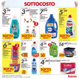 Volantino Italmark Pagina 7: Detersivo piatti limone Svelto €4,68, Detergente pavimenti classico Consilia €1,15