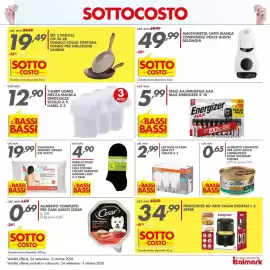 Volantino Italmark Pagina 8: Minicalzino con cotone Golden Lady €4,90, Led base classic Osram €2,99