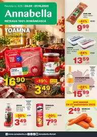 Catalog Annabella Pagină 1: Ursus premium pils €3,49, Cris-tim salam săsesc €9,99