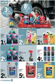 Folheto E.Leclerc Página 10: Spray para cockpit redex €4,95, Aroma car cellulose €1,50