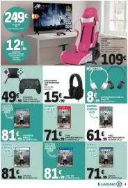 Folheto E.Leclerc Página 9: Comando bluetooth led €49,90, Auscultador com microfone tnB €15,90