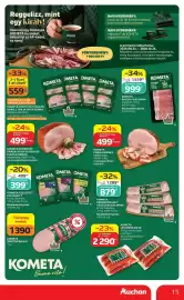 Auchan akciós újság hét 39 Oldal 15: Kometa sertéspárizsi €1.390,00, Kometa prágai sonka €499,00