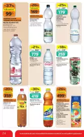 Auchan akciós újság hét 39 Oldal 24: Evian ásványvíz €779,00, Fonte natura ásványvíz €169,00