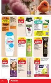 Auchan akciós újság hét 39 Oldal 26: Palmolive tusfürdő €679,00, Palette intensive color creme hajfesték €949,00