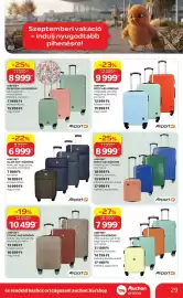 Auchan akciós újság hét 39 Oldal 29: Airport shiny abs bőrönd €8.999,00, Airport rainbow abs bőrönd €8.999,00