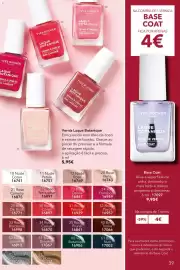 Catálogo Yves Rocher Página 39: Yves rocher base coat €4,00, Verniz Laque Botanique €5,95
