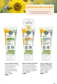 Catálogo Yves Rocher Página 63: Creme de mãos nutritivo yves rocher €5,95, Creme de mãos 2 em 1 yves rocher €6,95
