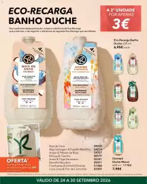 Catálogo Yves Rocher semana 39 Página 3: ECO-RECARGA BANHO DUCHE Para usufruíres desta promoção, coloca a referência da