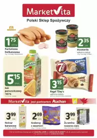 Marketvita gazetka Strona 1: Rogal 7Day's Oreo Super Max €3,15, Żurawina suszona cięta Auchan €3,99