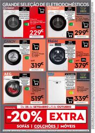 Folheto Conforama Página 16: Máquina de lavar roupa Haier €379,00, Máquina de lavar loiça Beko BDFN26442W €339,00