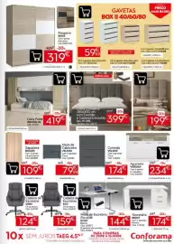Folheto Conforama Página 13: Cama Ponte brooklyn €419,00, Cama Completa €399,00