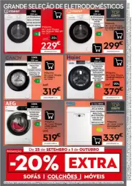 Folheto Conforama Página 16: Máquina de lavar roupa Haier €379,00, Máquina de lavar loiça Beko BDFN26442W €339,00