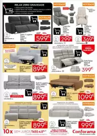 Folheto Conforama Página 5: Sofá 3 Lugares Relax Elétrico Nube €899,00, Sofá 3 Lugares Relax Elétrico ELODIE €1.099,00