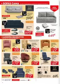 Folheto Conforama Página 6: Cadeirão Decorativo Stan €179,00, Cadeira decorativo hebe €99,99