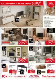 Folheto Conforama Página 7: Móvel de TV SKIPPER €199,00, Móvel de TV Harmonia €299,00