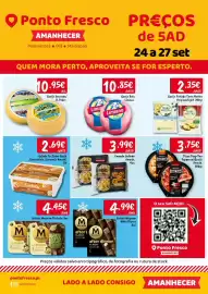 Folheto Ponto Fresco Página 2: Amanhecer gelato tri sabor €2,69, Gelado magnum after dinner classic €4,99