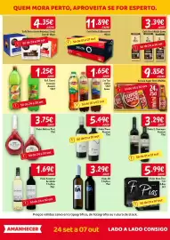 Folheto Ponto Fresco Página 3: Cerveja Super Bock mini €9,85, Sumol laranja/ananas €1,25