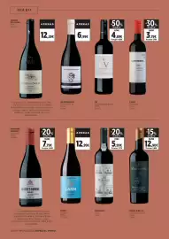 Folheto Supercor Página 6: Duas quintas - tinto €7,79, Grande reserva tinto €12,90
