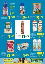 Folleto HiperDino Página 12: Reina - arroz con leche €1,99, Rodrígonza - leche evaporada €1,34