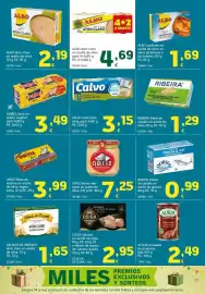 Folleto HiperDino Página 23: Albo atún claro €4,69, Calvo atún claro oliva €3,15