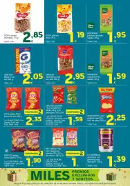 Folleto HiperDino Página 27: Isola plátano chip €1,19, Lay's papas fritas punto de sal €2,35