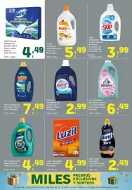 Folleto HiperDino Página 43: Skip detergente liquido limpieza profunda €3,99, Flota detergente líquido Marsella €5,49