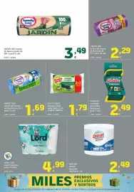 Folleto HiperDino Página 47: Handy Bag bolsas de basura perfumada €2,29, Spontex estropajo microfibra flex&wash €2,49