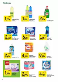 Folleto Dialprix Página 14: Flota active plus marsella max €4,99, Scottex papel higiénico original €2,99