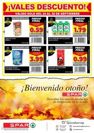 Folleto SPAR Página 12: Bi frutas Original €1,79, Lucky Blanco y Negro €3,99