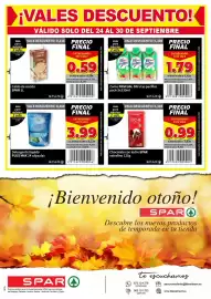 Folleto SPAR Página 12: Bi frutas Original €1,79, Lucky Blanco y Negro €3,99