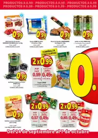 Folleto SPAR Página 2: SPAR aceitunas negras sin hueso €0,99, Rikíssimo masa de hojaldre rectangular €0,99