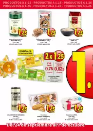 Folleto SPAR Página 4: Las Perdices garbanzos pedrosillanos €1,25, Spar arroz vaporizado €1,25