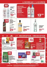 Catálogo El Corte Inglés Página 35: Bacardi ron blanco superior €11,99, Vermouth Nordés €10,17