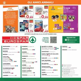 Volantino Despar settimana 39 Pagina 12: Crocchette Miglior Cane Active €7,49, Snack per gatti FELIX €1,79
