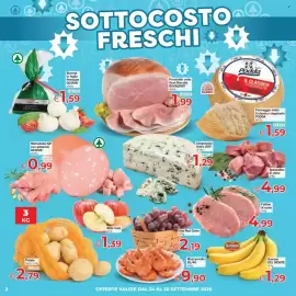 Volantino Despar settimana 39 Pagina 2: Prosciutto cotto Gran Biscotto ROVAGNATI €1,99