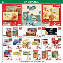 Volantino Despar settimana 39 Pagina 8: Pringles vari gusti €2,49, Cioccolato nocciolato NOVI €3,29