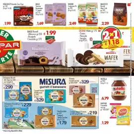 Volantino Despar Pagina 17: Cornetti vari tipi Fibrextra Misura €3,29, Kellogg's Barrette Coco Pops €1,99