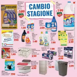 Volantino Despar Pagina 21: Domo Pak Living Custodie €1,99, Rio Casamia Ammorbidente €1,99