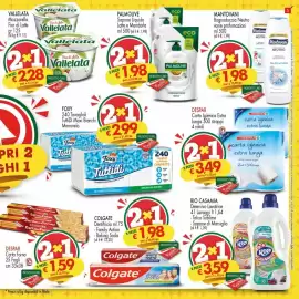Volantino Despar Pagina 5: Mozzarella Fior di Latte Vallelata €2,28, Colgate Dentifricio ml 75 €1,98
