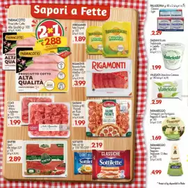 Volantino Despar Pagina 6: Ricotta Tradizionale Vallelata €1,99, Philadelphia formaggio fresco €2,29
