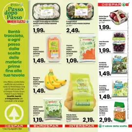 Volantino Despar Pagina 9: Uva Rosata Apirene €1,99, Insalata Iceberg Bonduelle €1,49