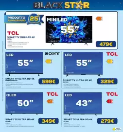Volantino Euronics Pagina 18: Sony Smart TV Ultra HD 4K €599,00, TCL SMART TV ULTRA HD 4K 55P69K €329,00