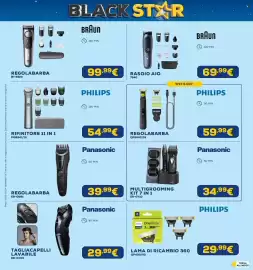 Volantino Euronics Pagina 32: Panasonic regolabarba €39,99, Philips rifinitore 11 in 1 €54,99